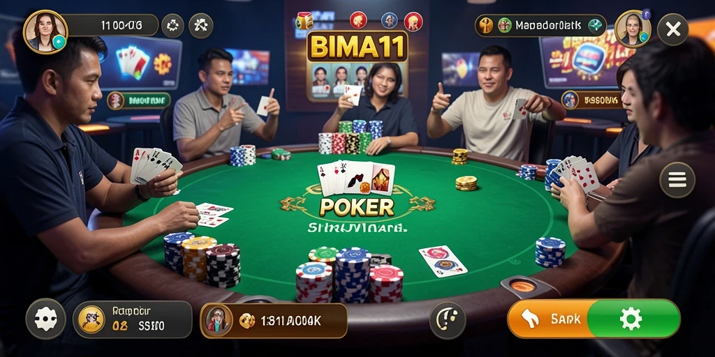 Gambaran gameplay seru dalam BIMA11 yang penuh strategi.