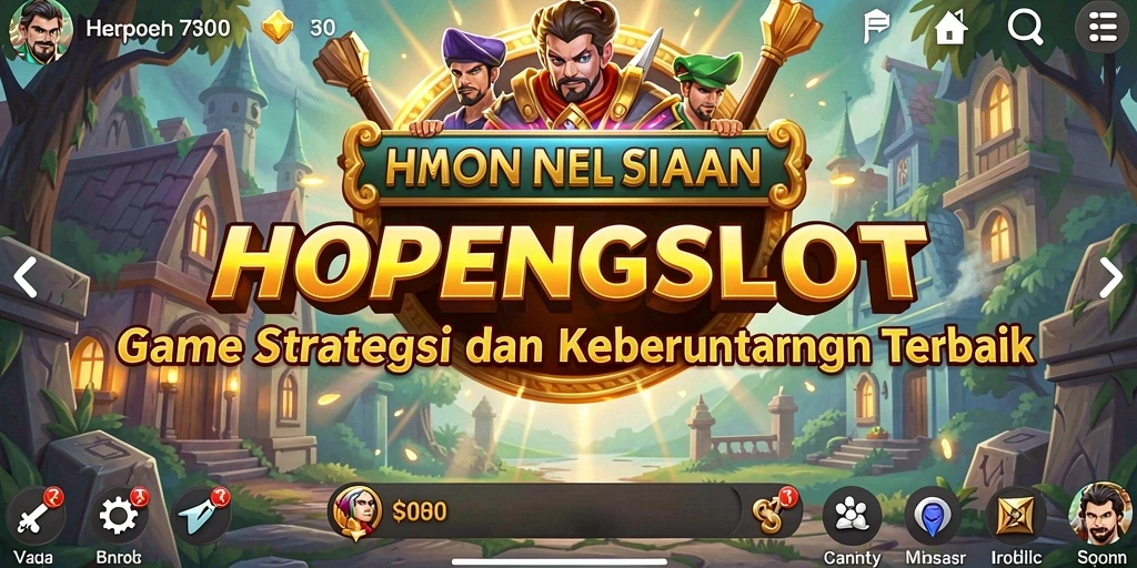 Tangkapan layar menunjukkan momen seru dalam gameplay HOPENGSLOT.