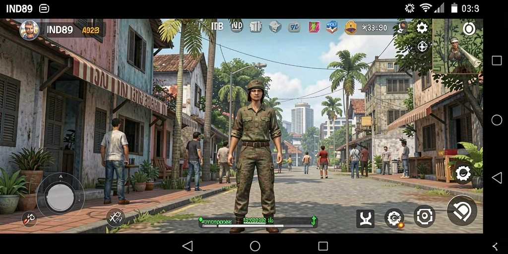 Tampilan gameplay menarik dari simulasi kehidupan IND89.