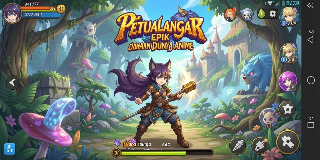 Tampilan gameplay MT777 yang penuh warna dan menegangkan.