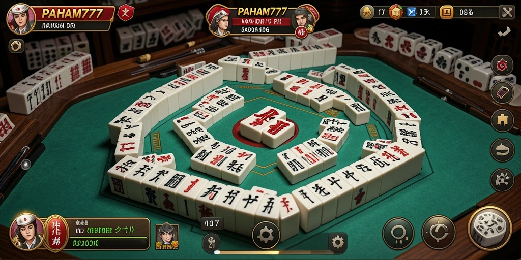 Tampilan gameplay seru dan menantang di PAHAM777 Mahjong.