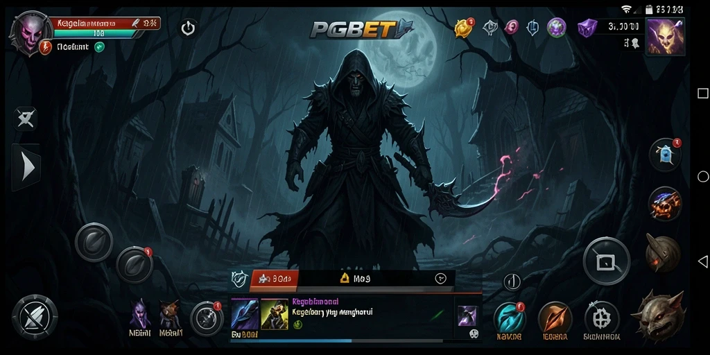 Screenshot gameplay PGBET yang menampilkan suasana mencekam dan menakutkan.