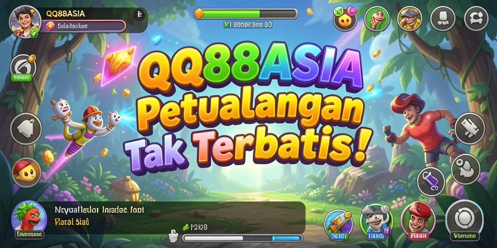 Screenshot gameplay seru dari QQ88ASIA dengan tantangan Arcade.