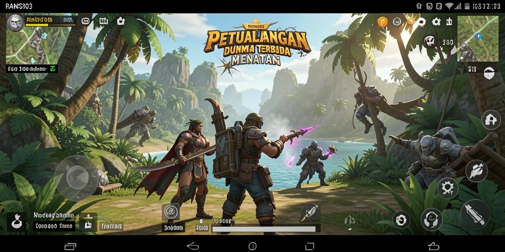 Tampilan menarik dari gameplay Open World di RANS303.