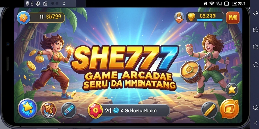 Gameplay menarik dan seru dari SHE777 yang penuh tantangan.