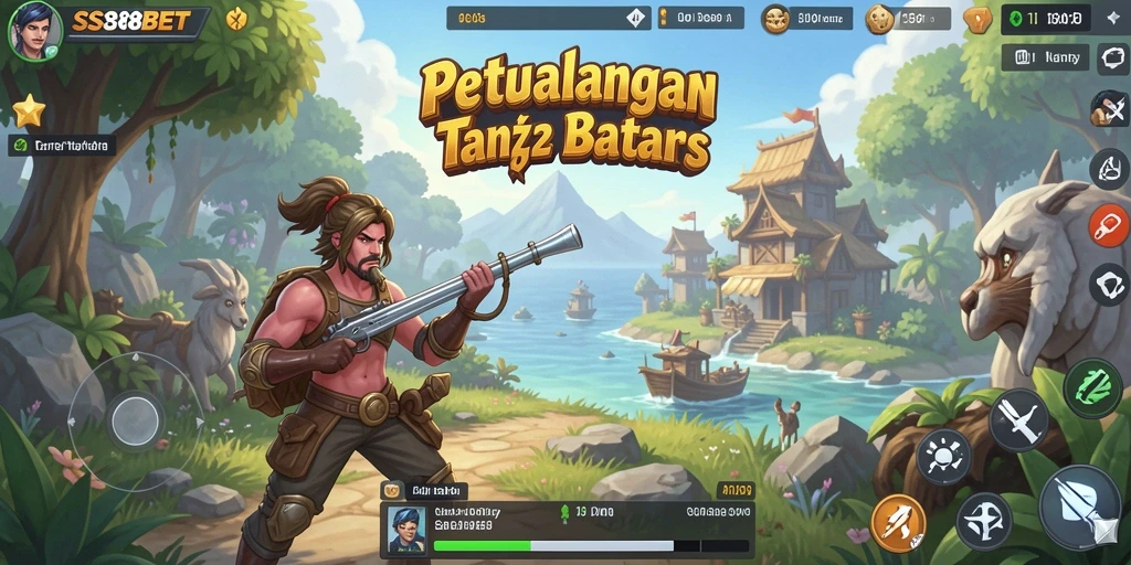 Tampilan gameplay menarik dalam dunia Open World SS88BET.