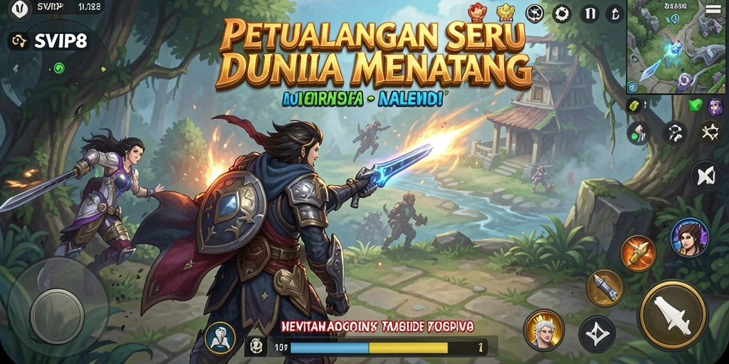 Tampilan gameplay SVIP8 yang menarik dalam misi petualangan.