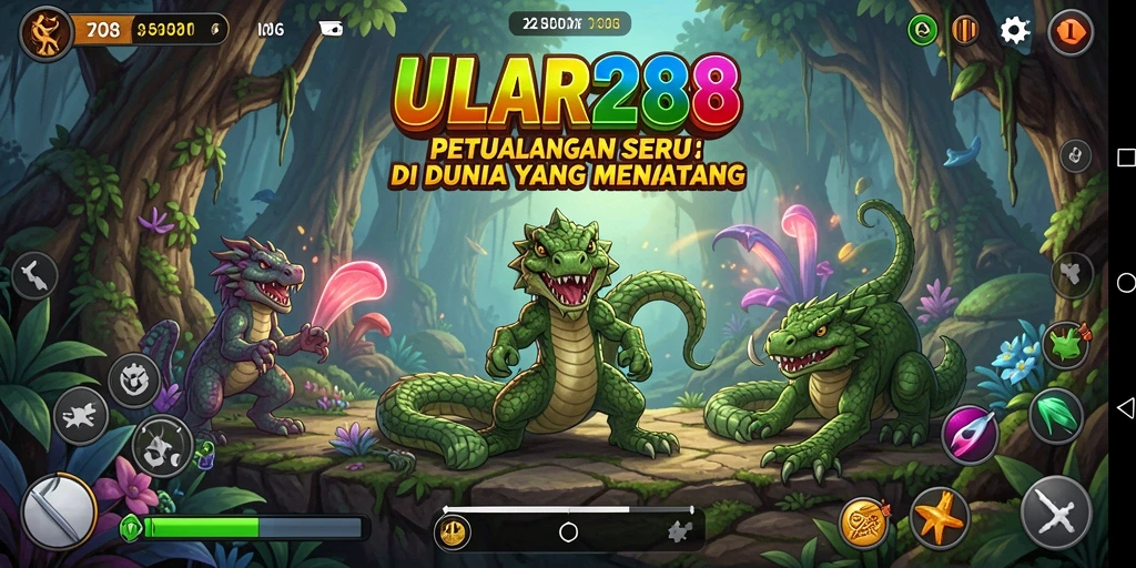 Tampilan gameplay ULAR288 yang seru dan penuh warna.