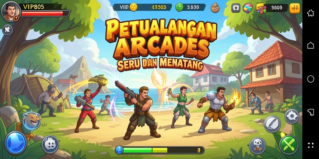 Gameplay seru dan menantang di VIP805 dengan aksi arcade yang mendebarkan.