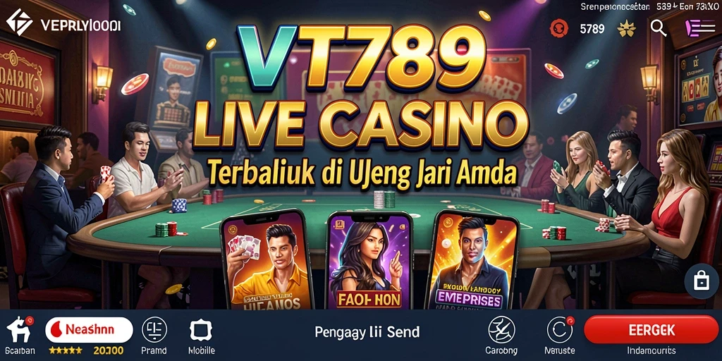 Tampilan gameplay mendebarkan dengan dealer profesional di <strong>VT789</strong>.