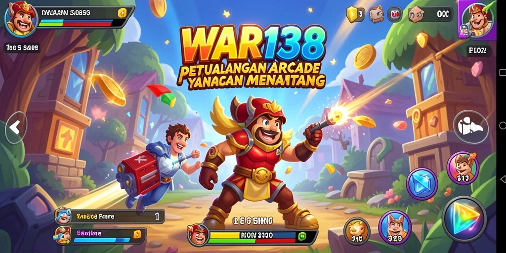 Tampilan gameplay seru dari WAR138 dengan aksi cepat dan tantangan menarik.
